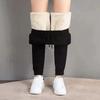 Women's Winter Fleece-Lined Outerwear Joggers Loose-Fit Thickened Casual Pants