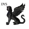 Egyptian Mythology Decor 3D Printed Sphinx Collectible Figurine, Statues, Ancient Gods Statue Exquisite Matte Black Ornament Ornaments, Sculpture with