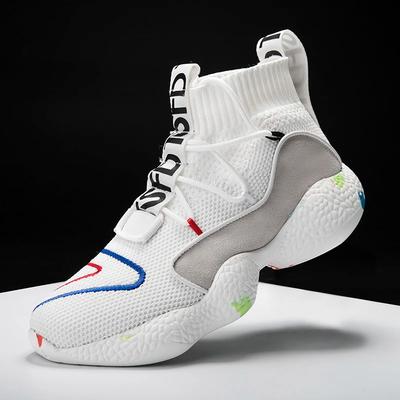 Scarpe casual da uomo, da uomo, da ginnastica estive, da uomo, traspiranti, con lacci, con calzini colorati.