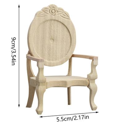 1:12 Dollhouse Miniature Chair Armchair Furniture Home Model Decor Toy Doll House Accessories