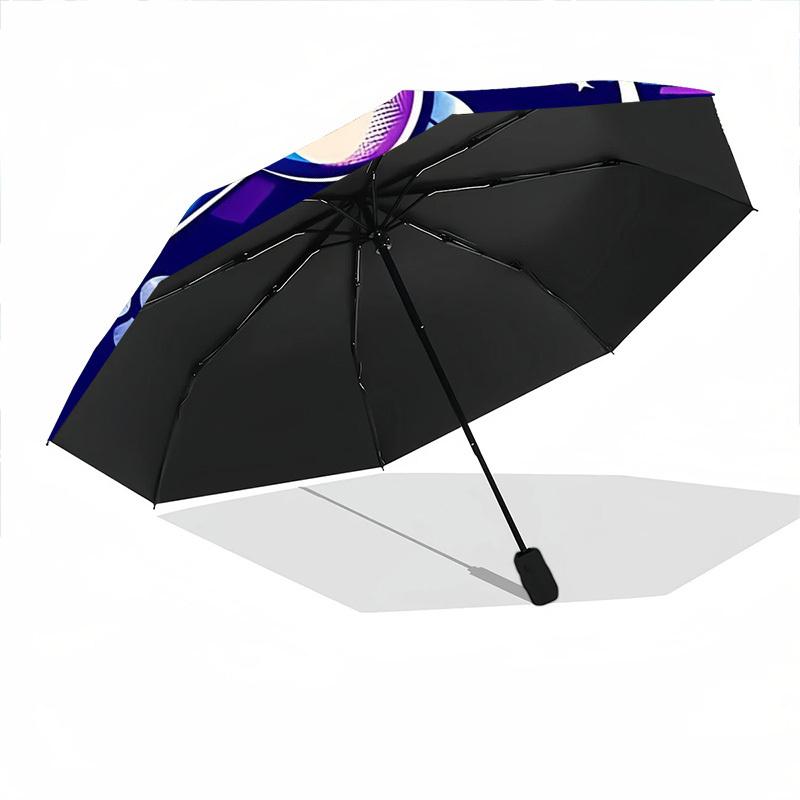 1PC Sonic the Hedgehog, Sonic Artwork Automatic Open/Close, 8-Rib Durable Frame Compact Travel Umbrella for Men & Women S1222076