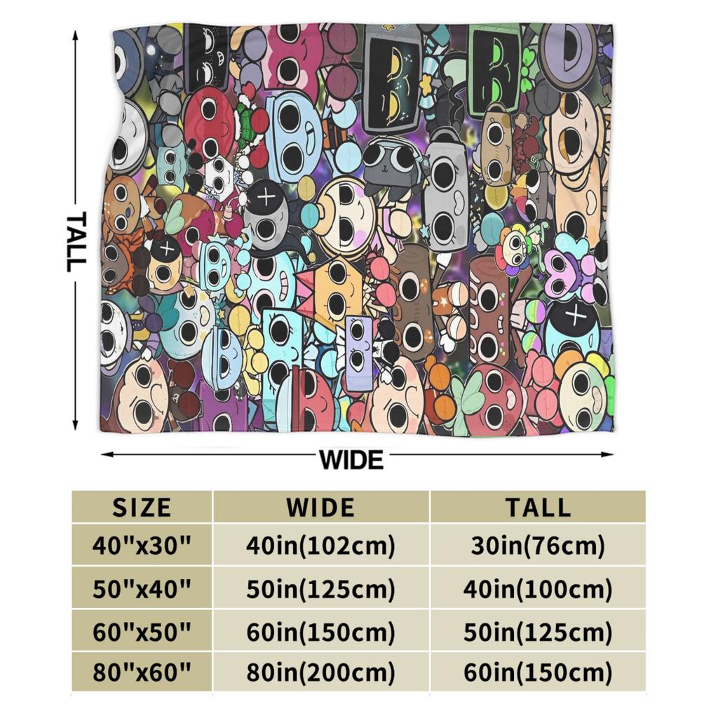 Dandys World Vee Shelly Goob Gigi Blanket Catoon Wool Vintage Warm Throw Blankets for Bed Sofa Spring Autumn