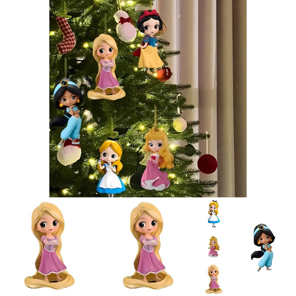 Charming Acrylic Princess Snow White Car Decoration Pendant For Festive Style