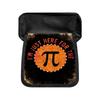 1pc Orange Pi Symbol Pattern (2) - Double-layered Flap Pencil Case, Large-capacity Portable Pencil Case, Zip Closure, Suitable for Use with Study and