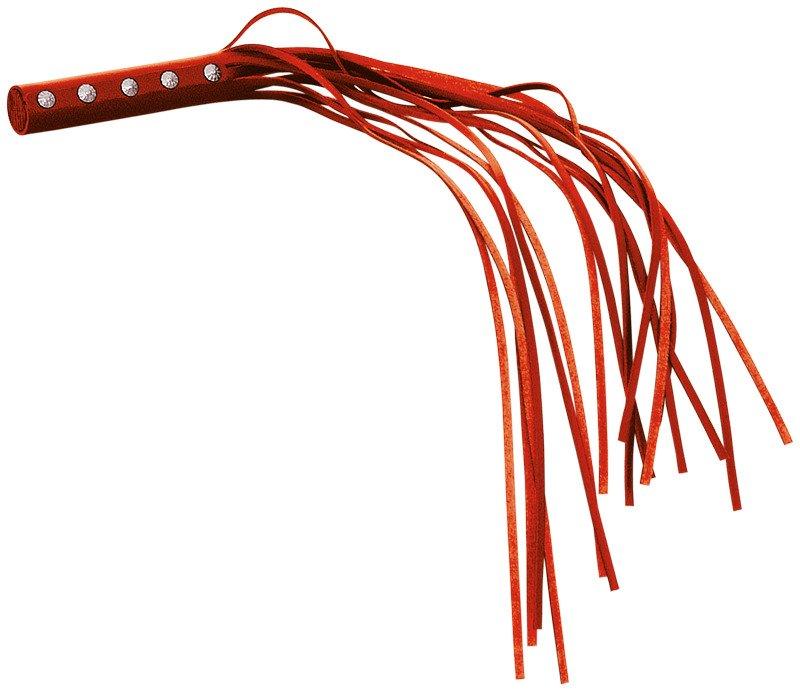 Short Whip with Leather-Covered Handle 8014