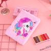 akindou Unicorn Notebook A5 Size 160 Pages Fluffy Unicorn Pen Included 1 Colorful Pastel Color Diary Notebook