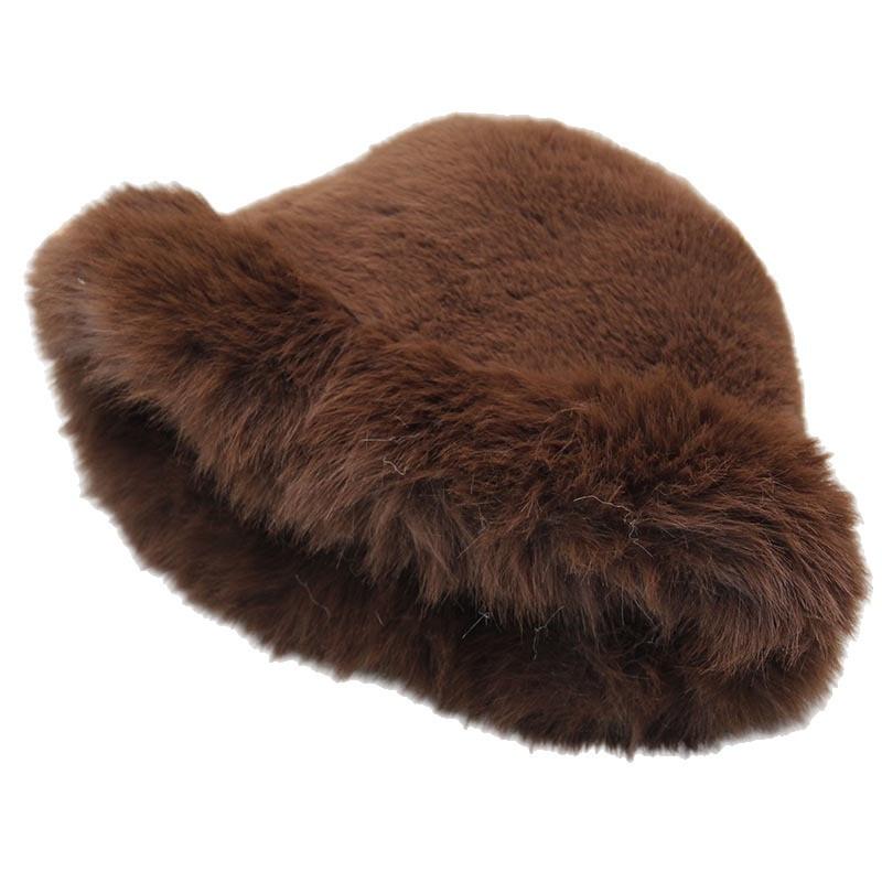 High-end double-sided wearing imitation rabbit fur bucket hat women's autumn and winter suede thermal basin hat shows a small face flat top Mongolian