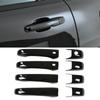 Car Exterior Door Handle Cover Glossy Black Replacement for Jeep Grand Cherokee WK2 WL 2011‑2022
