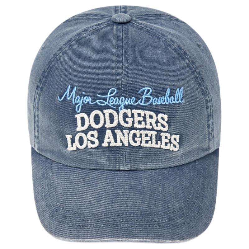 MLB Cotton Baseball Caps Unisex Marine Blue Fashion 3ACPV185N-07NYP