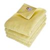 oruTa Face Towel Imabari Set of 4 Thin Quick Drying 200 Momme Made In Japan Natural 100% Cotton Yellow