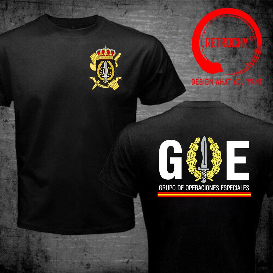 Espana Guardia Civil Servicio MarTimo Spain Civil Guard Emblem T Shirt Short Sleeve Cotton Casual TShirts Loose Top Size S5xl