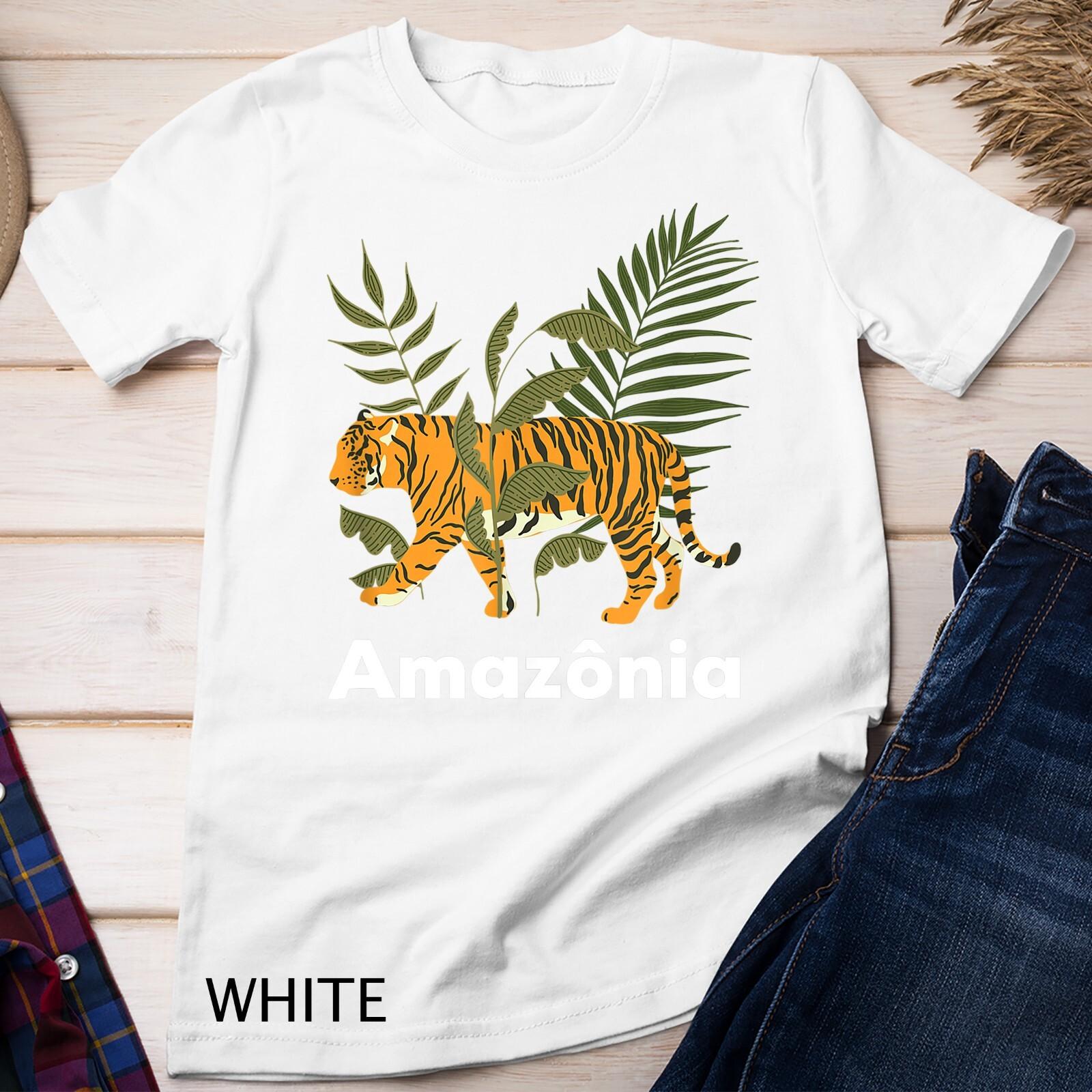 Amazonia Save The Amazon Rainforest Climate Activists Tiger Unisex T-Shirt Mens Womens Tees Top S
