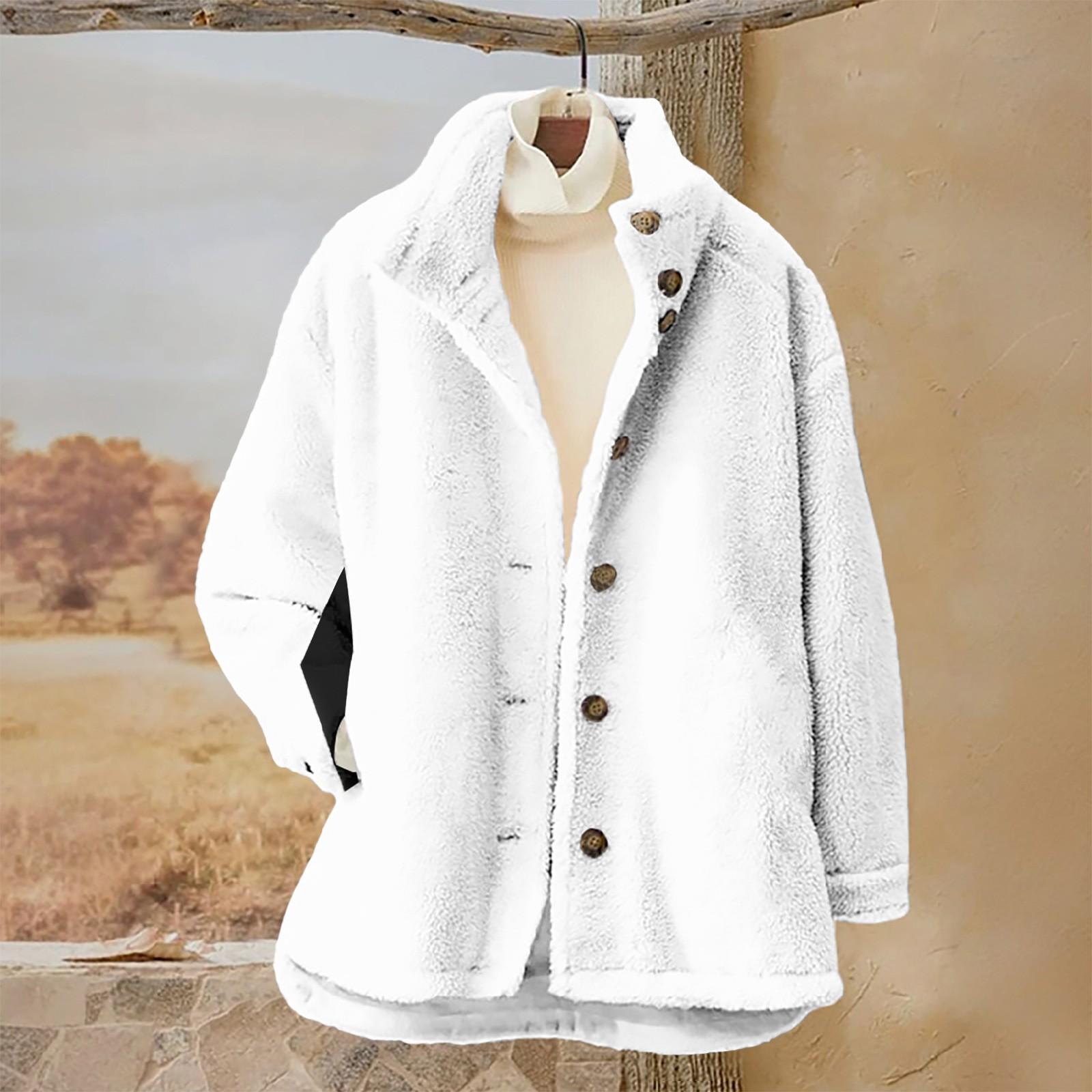 

Женский однотонный повседневный свободный кардиган с длинным рукавом на пуговицах, кардиган с капюшоном, фланелевое пальто XL