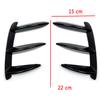 Pair Car Black /Carbon Look Rear Bumper Splitter Spoilers Canard For Mercedes Benz W176 A200 A250 A260 A45 AMG Car Styling