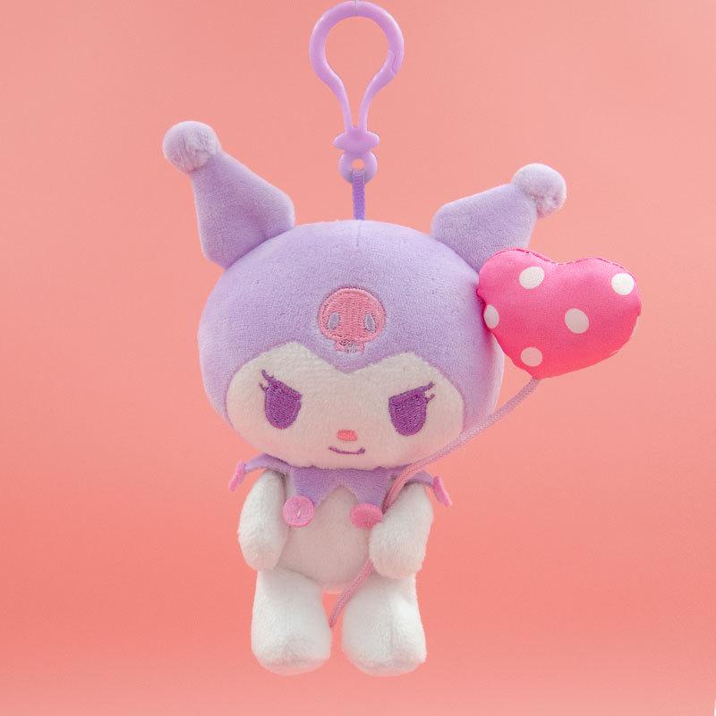 Genuine Sanrio Kuromi Hello Kitty Cinnamoroll Plush Toy Pendant