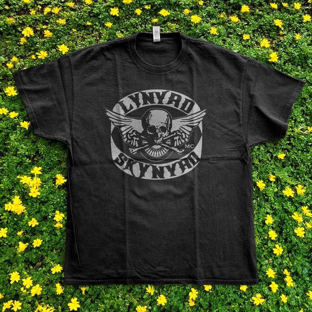 

Lynyrd Skynyrd Skull Logo Black Vintage Style Unisex TShirt Size S5XL Unisex T-Shirt L