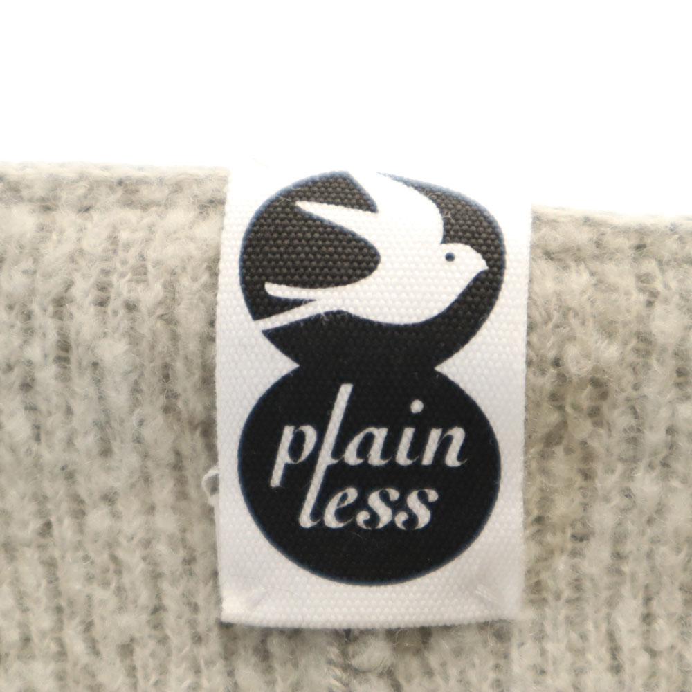 PLAIN PEOPLE wool blend Long sleeve knit poncho 9 gray Women Used