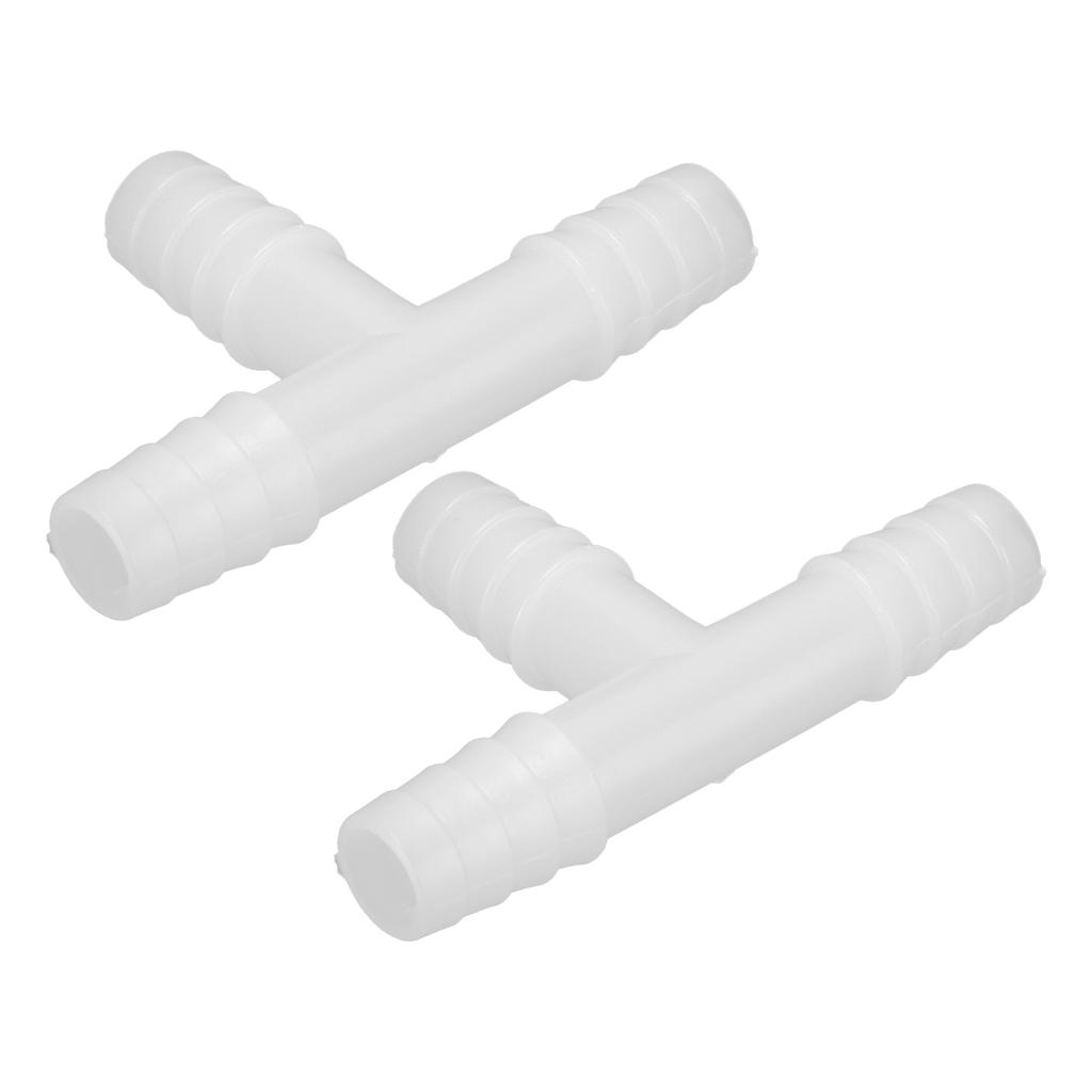 10mm Aquarium Airline Tubing Connectors Transparent Plastic Fish Tank Water Pipe Joint for Gardens Pharmaceuticals