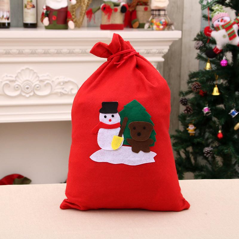 Christmas Gift Bags, Santa Backpacks, Non-woven Gift Bags, Handmade Decals, Promotional Gifts