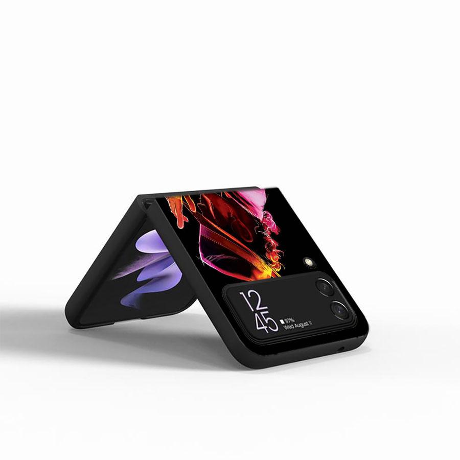 Custodia per Telefono Michael Jackson Per Samsung Galaxy Z Flip 6 5 4 3 5G Nera Coque Rigida Z Flip 7 Cover Z Flip 5 Custodia Capa Fas