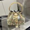 Women's Crystal Rhinestone Evening Handbag: Fashionable Diamond-Studded Chain Shoulder Crossbody Bag