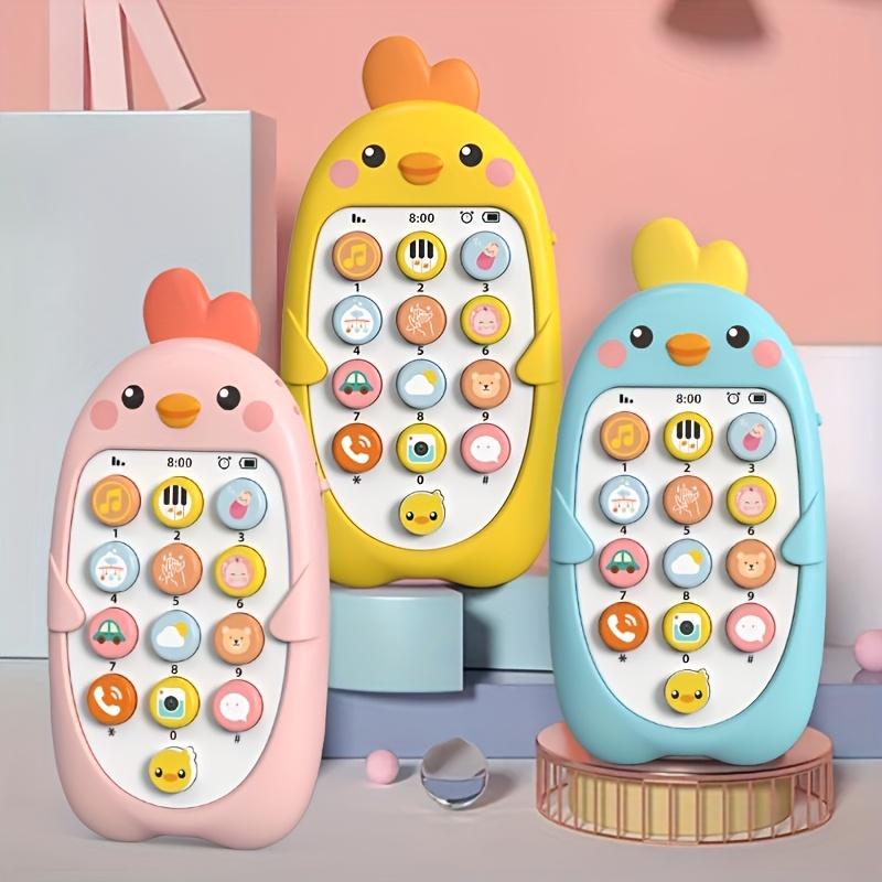 Handy-Spielzeug für Kinder, Mobiles Musikspielzeug, Lernmaschine Sicheres Telefon Musikmaschine Geschenk für Kinder Weihnachten Halloween-Geschenk