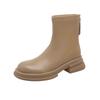 Real Soft Leather Martin Boots Women's Spring and Autumn 2025 New British Fashion Ins Single Boots Thick-soled Thin Boots Short Boots