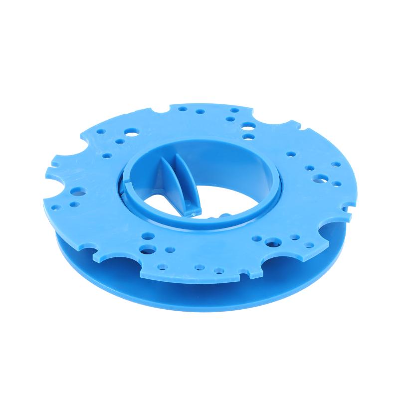 Sweeper Brush Plate Center Lock Pad Holder Easy Install Plastic Buckle for Commercial Floor Scrubber Cleaning Replacement Parts