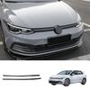 Lesklá černá přední mřížka nárazníku, středová mřížka, lišty, kryt pro-VW Golf 8 MK8