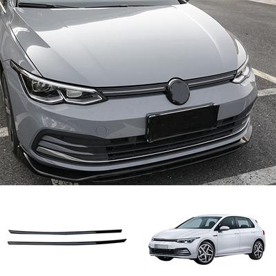 Car Glossy Black Front Bumper Mesh Center Grille Grill Moulding Strips Cover Trim for-VW Golf 8 MK8