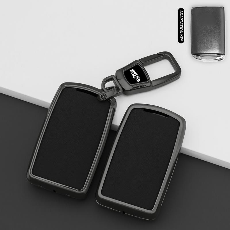 New Zinc Alloy Leather Car Key Case Cover Holder Protector Shell For Mazda 3 Axela Bp Cx-30 Dm G20 Mx-5 Mx30 X5 X9 Cx60 Cx90