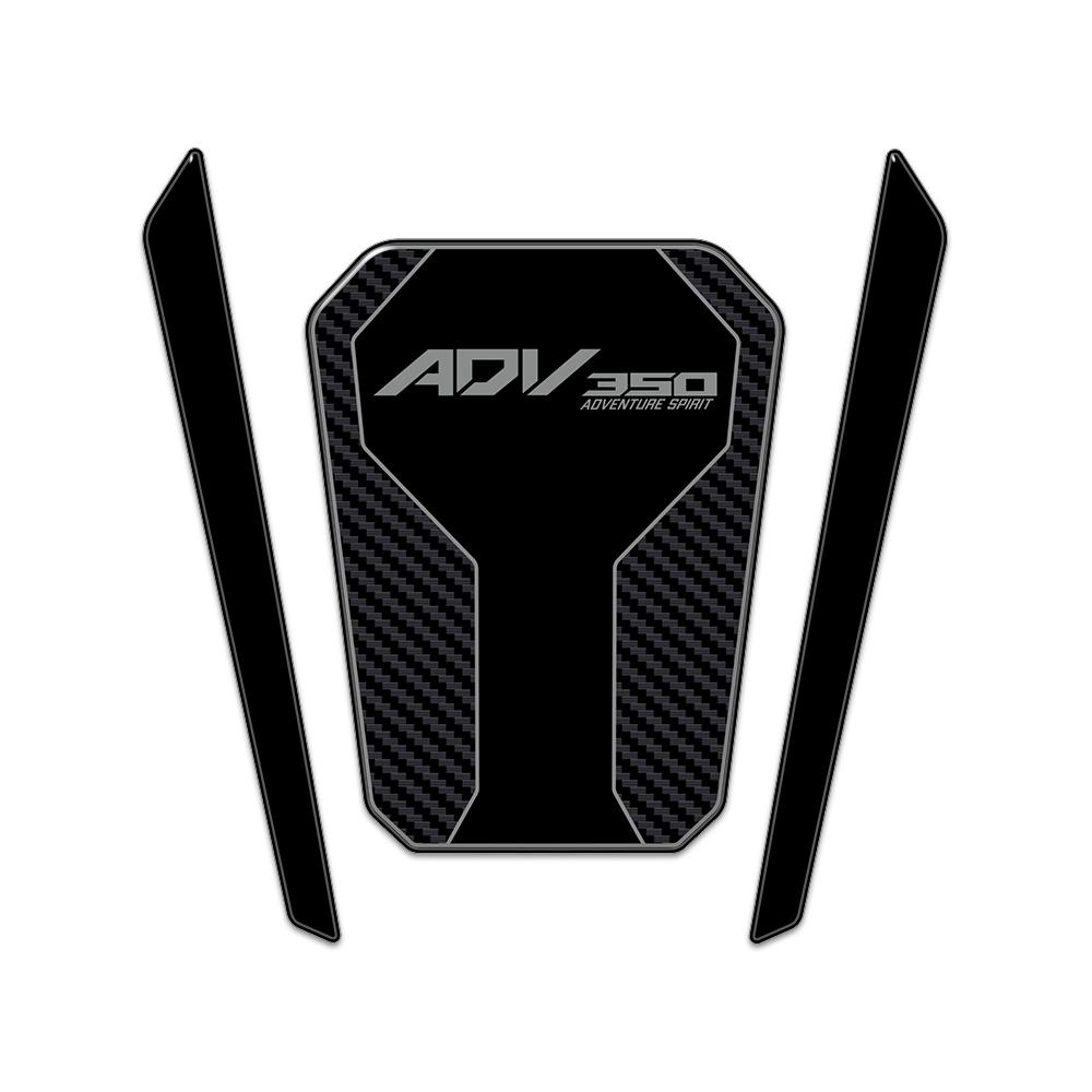 3D Epoxy Resin Sticker Protection Decal Kit Tank Pad For ADV350 ADV 350 2022 2023 2024 2025
