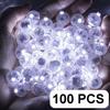 50/100 Pezzi Luci LED per Palloncini Mini Palloncini Sfera Rotonda Luce Notturna Lampada LED Flash per Lanterne di Carta Decorazioni per Feste di Matrimonio