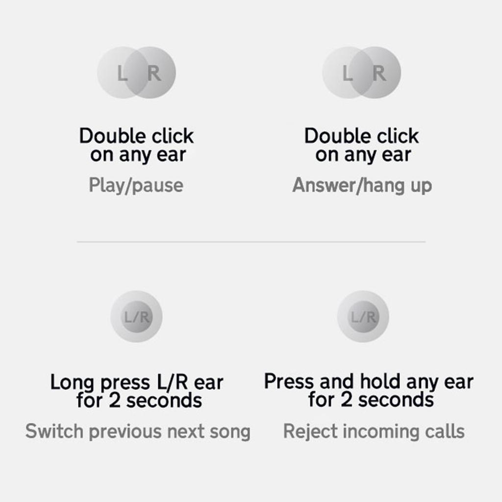 BT 5.3 Wireless Headphones Mini Smart  Sport Headset Earbuds