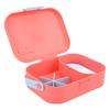 Pet Food Box Double Layer PP Toxic Free Prevent Leakage Carrying Dog Bento Box for Outdoor TravelPink