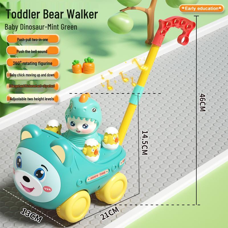 Charming Duck Push-Along Toy for Toddlers