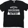 Plus Size Summer Man Tshirt Never Mess With A Geocacher We Know The Best Places To Hide A Body Short Sleeve Travel Round Neck