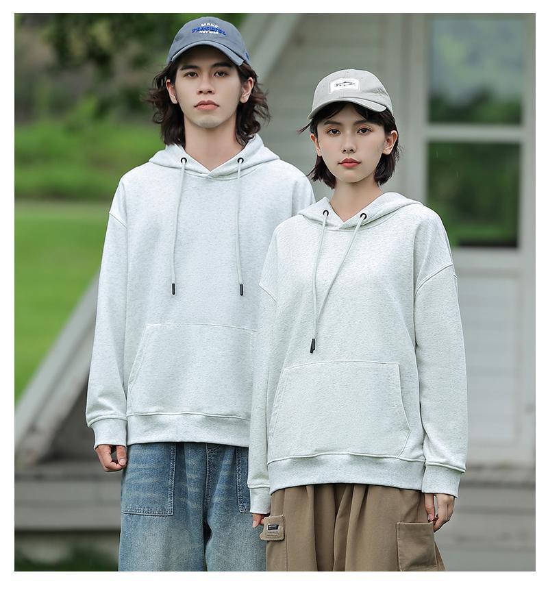 Women's Thick Hooded Pullover Sweatshirt - Loose, Drop Shoulder, Cute & Versatile College Style for Autumn 2024 Arrival