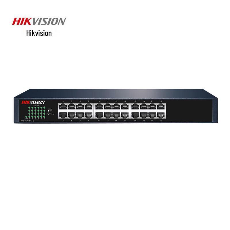 

HIKVISION 24-Port Full Gigabit Unmanaged Switch CN plug (adapter included)
