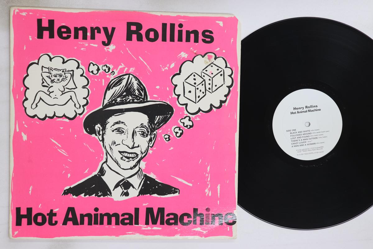 

LP Record HENRY ROLLINS - Hot Animal Machine TEXASHOTEL2 TEXAS HOTEL 1987 US Rock Used