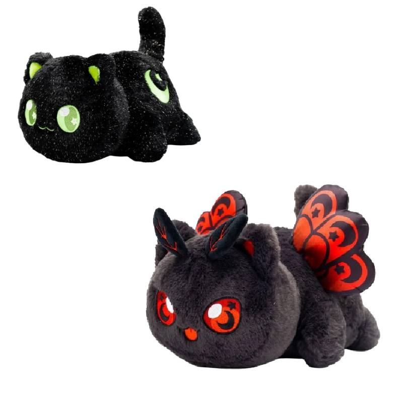 Red Moth Aphmau Cats Plush Toys Cartoon Stuffed Dolls Decoration Gifts Kids