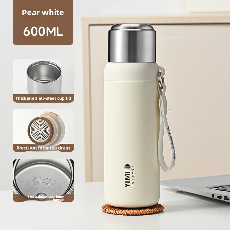 600ml 316L Stainless Steel Vacuum Insulated Cup | 24H Hot/Cold Retention,Leakproof & Eco-Friendly.For Coffee, Tea, Water, Travel