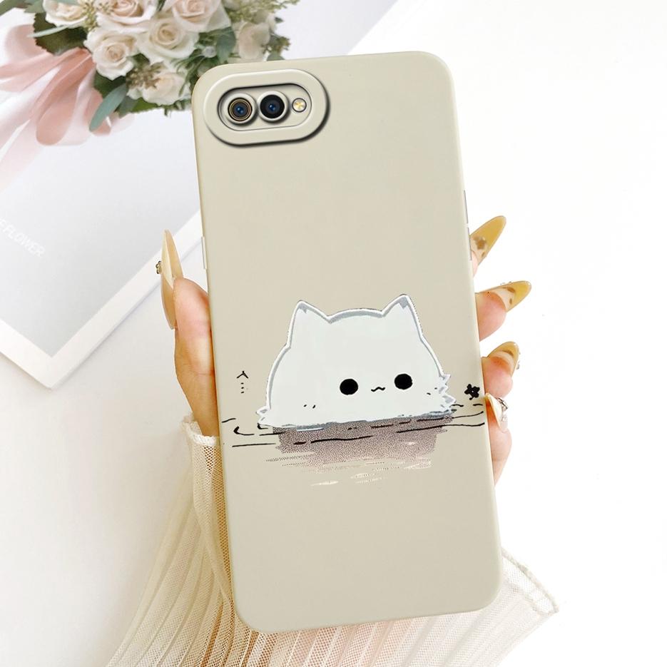 For Realme C2 Case RMX1941 Cute Cat Duck Cartoon Cover Soft Silicone Phone Case For Oppo A1k CPH1923 OppoA1k RealmeC2 Funda Bags