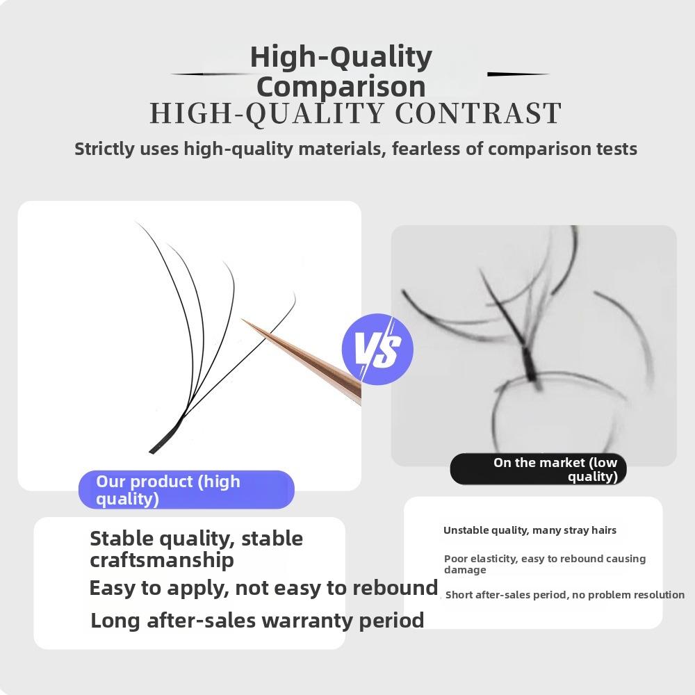Narrow Design V-Shaped Lashes 8-15mm Mix W Shape Eyelashes New Eyelash Extension  DIY Eyelash