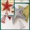 New Year 2025 Tree-Top Star Navidad Xmas Tree Ornament New Christmas Tree Topper