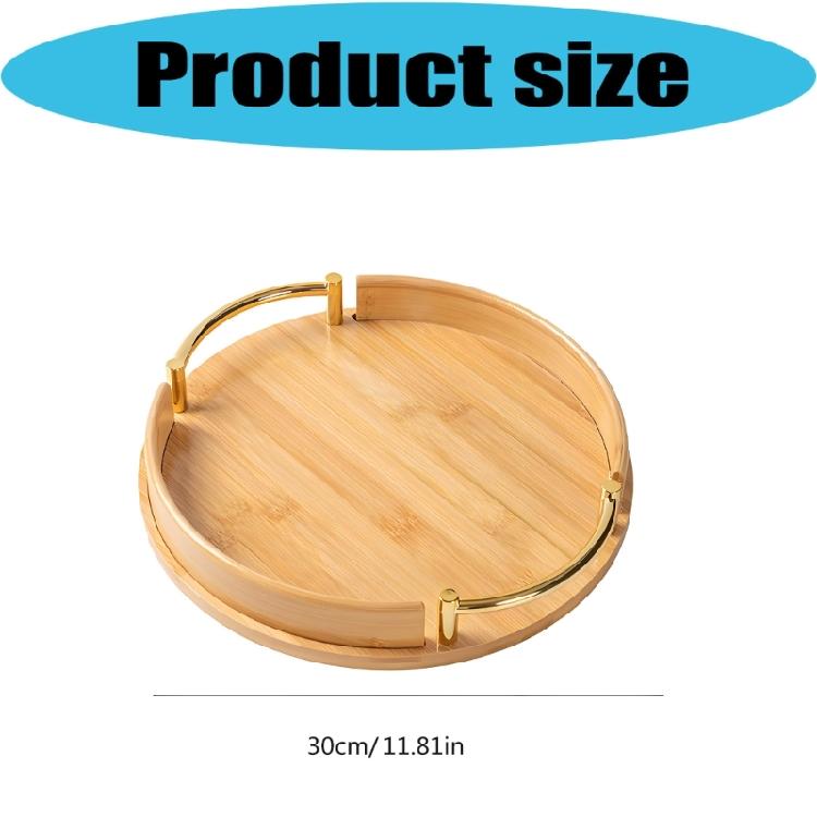 Sturdy Bamboos Snacks Tray Great For Entertaining Guests Home Or Hotel Event