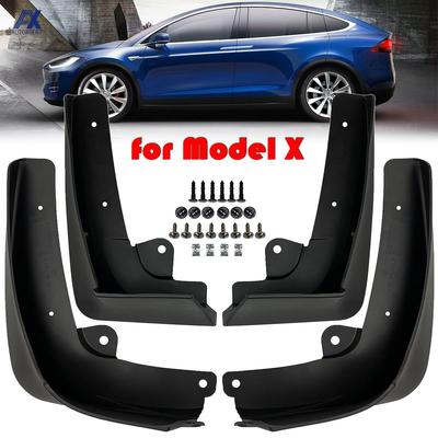 Zestaw Przód Tył Dla Modelu Tesla X 2015 - Chlapacze Chlapacze Chlapacze Błotniki Błotnik 2016 2017