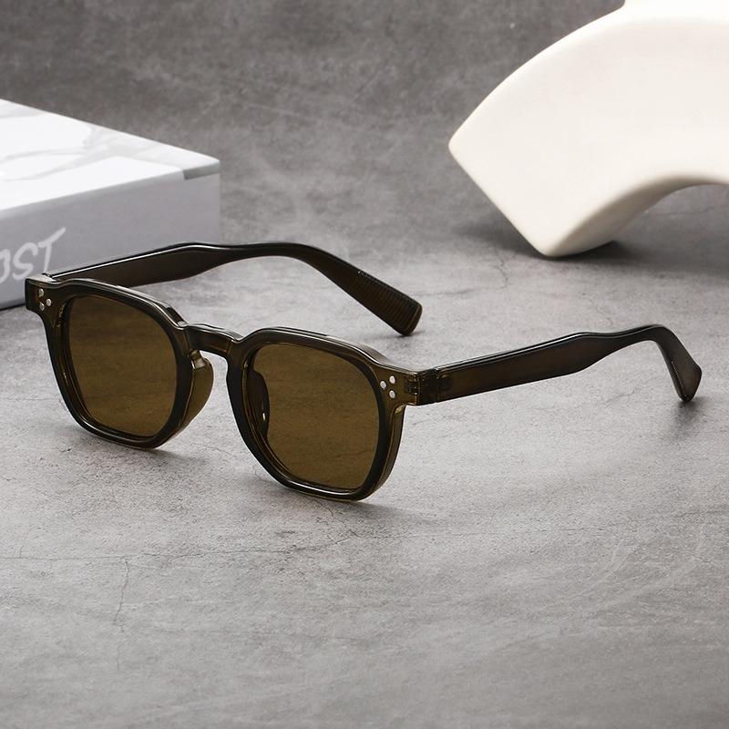 Retro Oval Frame High-end Women's Sunglasses with Sun Protection and UV Protection for Men's Sunglasses