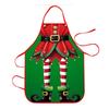 Oil-Resistant Christmas Apron Reusable Kitchen Aprons New Santa Claus Apron  Holiday Decor