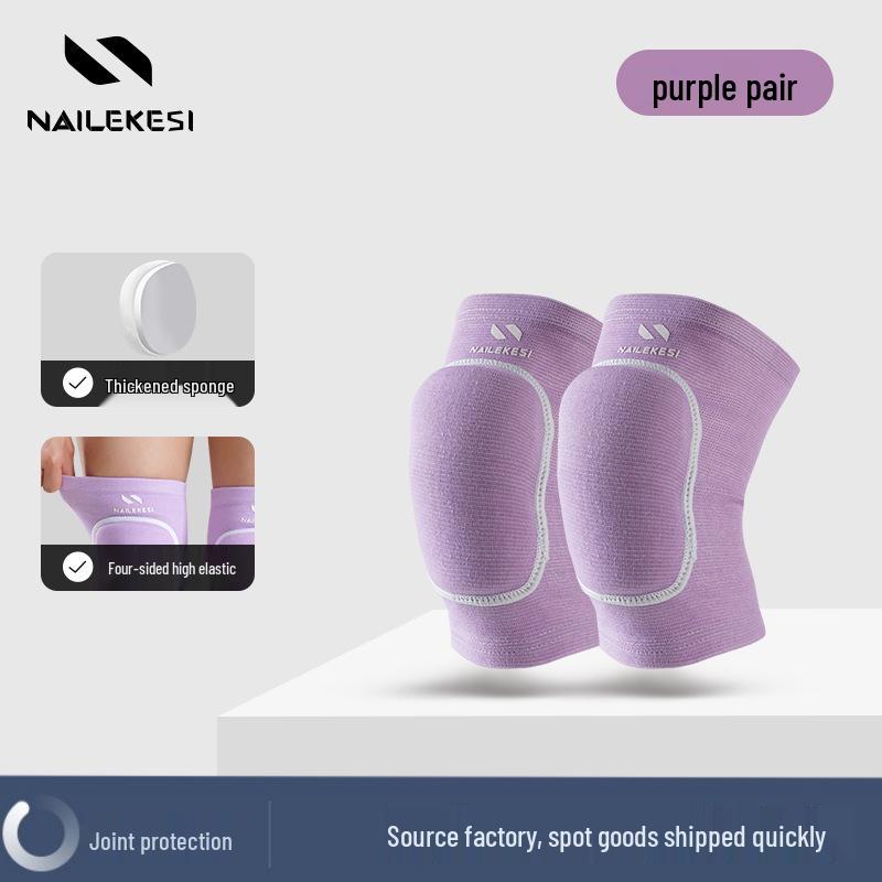 Breathable Thickened Sponge Knee Pads for Yoga, Dance, and Fitness - Suitable for All Ages and Seasons